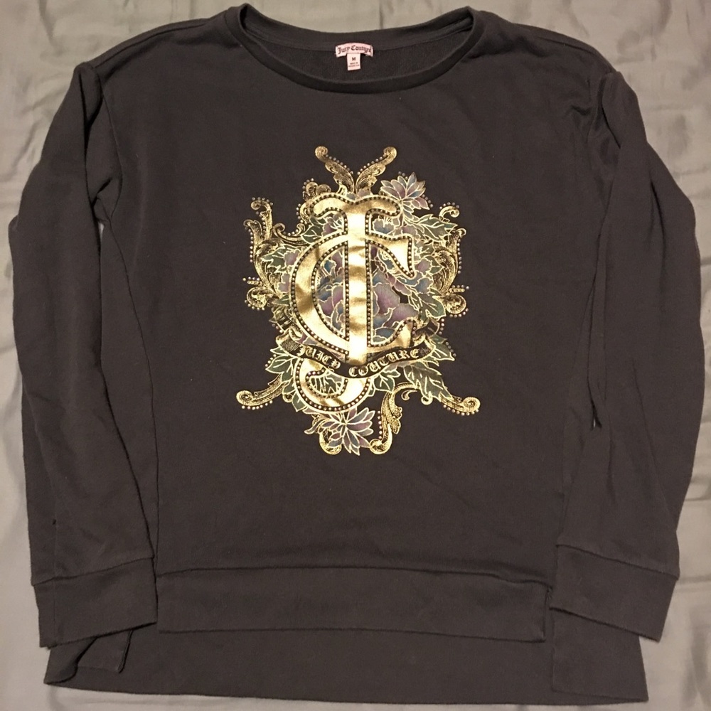 Juicy couture bling long sleeved pullover